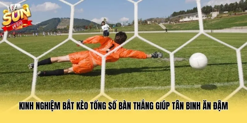 Kinh nghiệm bắt kèo tổng số bàn thắng giúp tân binh ăn đậm