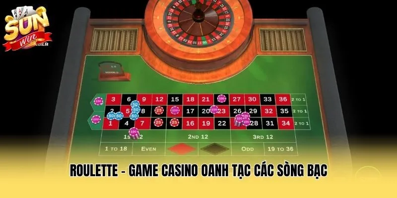 Roulette - Game casino oanh tạc các sòng bạc